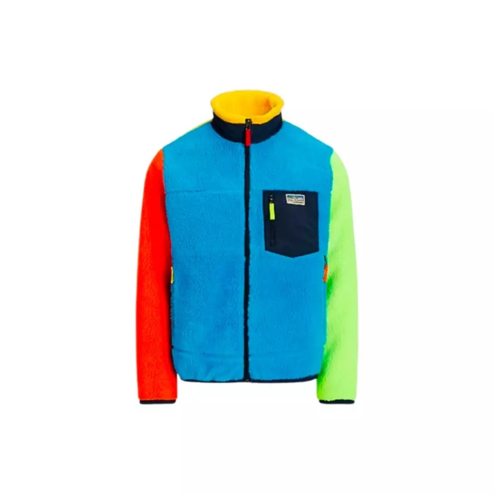 RALPH LAUREN HI-PILE FLEECE FULL-ZIP HYBRID SIZE XXL NWT - Picture 3 of 4